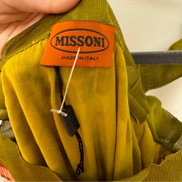 STUNNING NWOT Missoni knit chevron midi bodycon dress - Picture 4 of 5